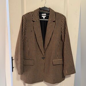 Nine West houndstooth blazer size XL